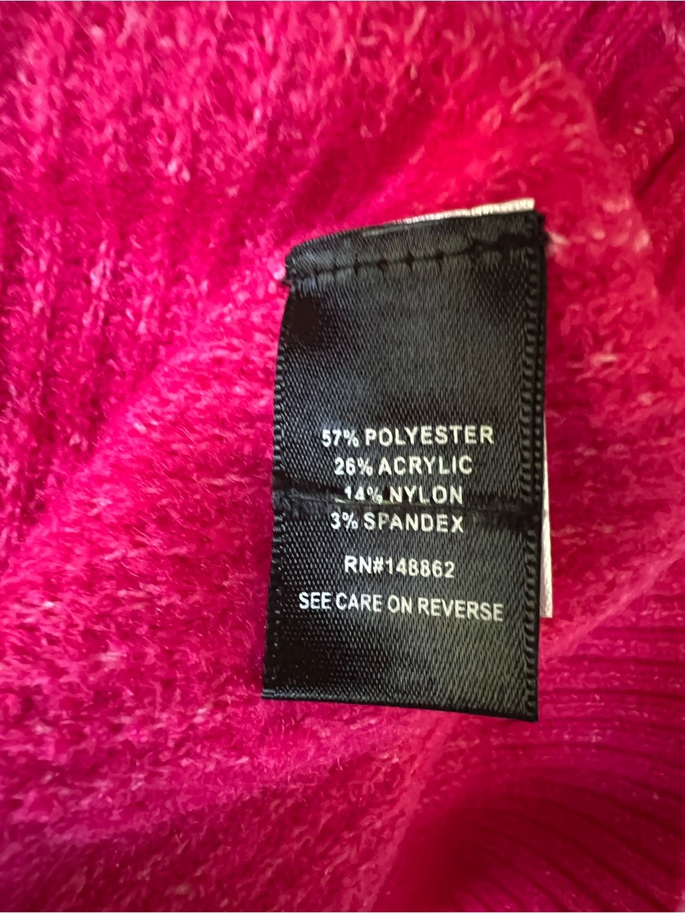 Torrid Womens Cashmere Vegan Cardigan Pink Peacock Crew Sweater Plus 2 2X 18-20 - Picture 4 of 6